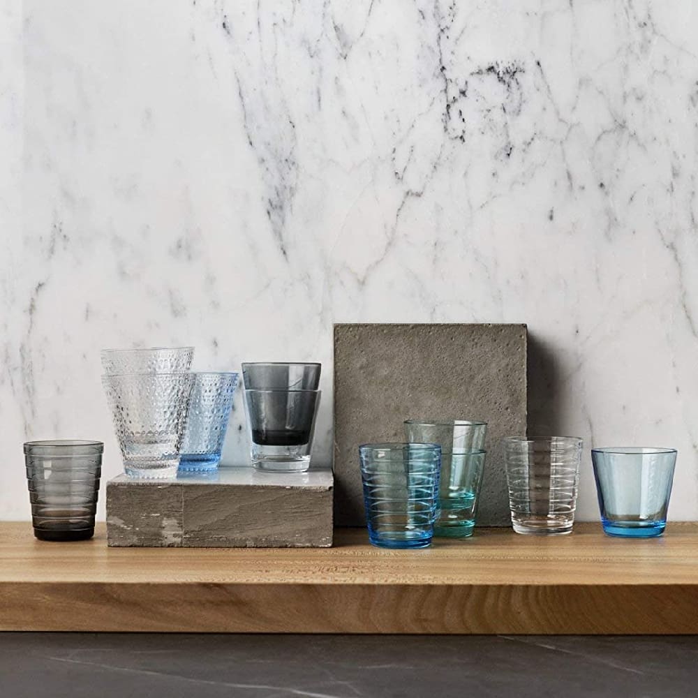 Set Vasos Kartio Gris Oscuro 210 ml