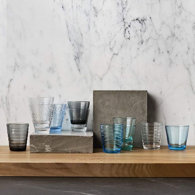 Set Vasos Kartio Gris Oscuro 210 ml