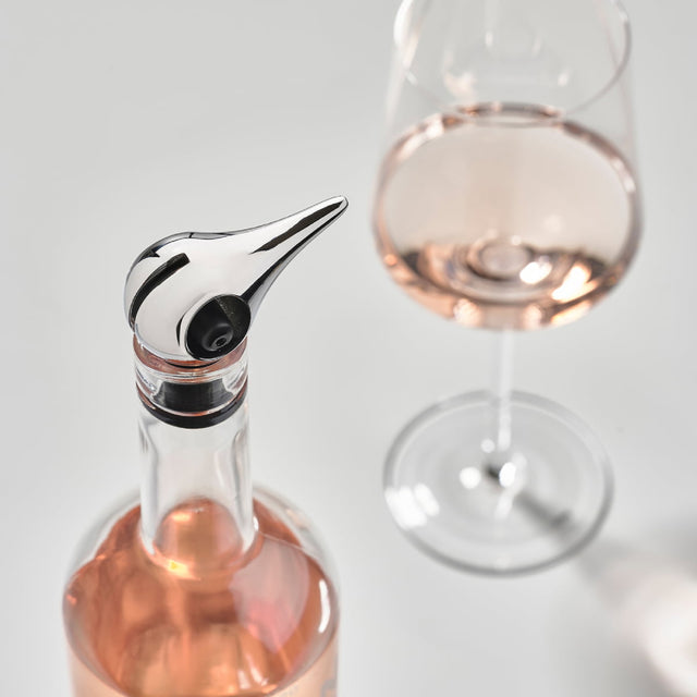 Tapón de Vino Plateado