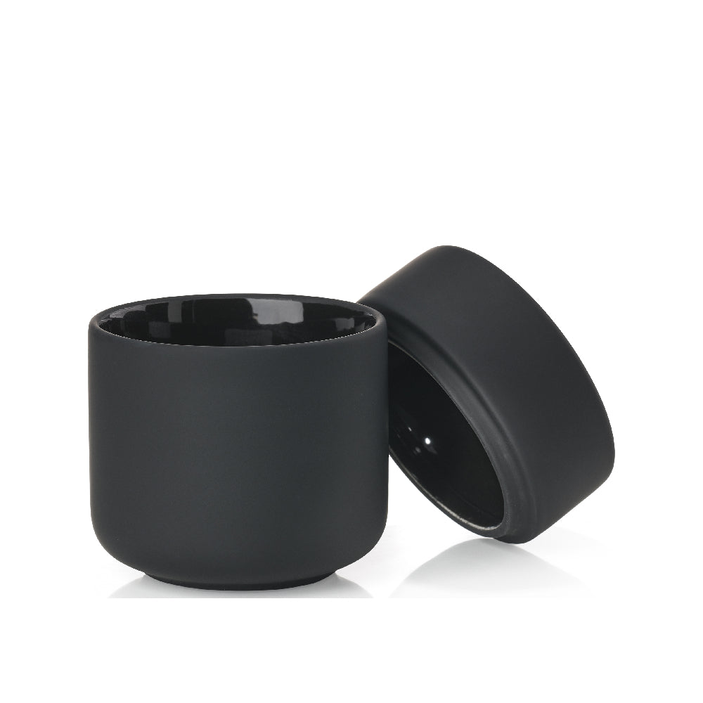 Vaso Con Tapa Negro UME