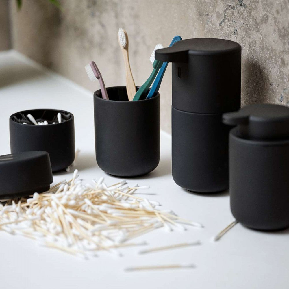 Vaso Con Tapa Negro UME
