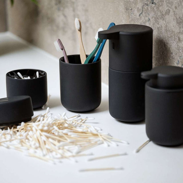 Vaso Con Tapa Negro UME