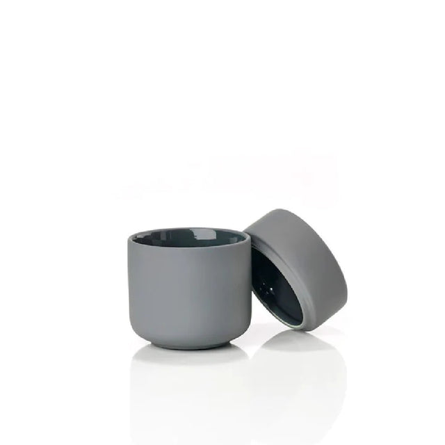 Vaso Con Tapa Gris UME