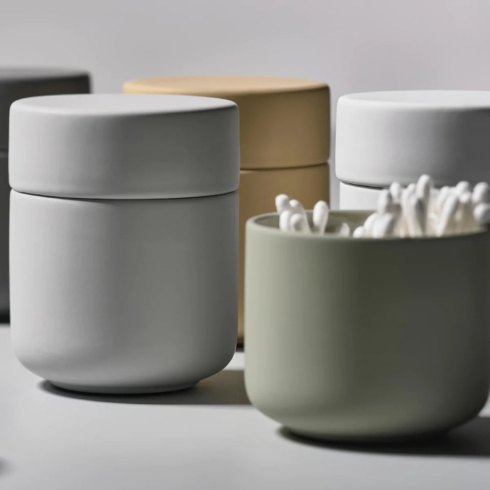 Vaso Con Tapa Verde Eucalipto UME