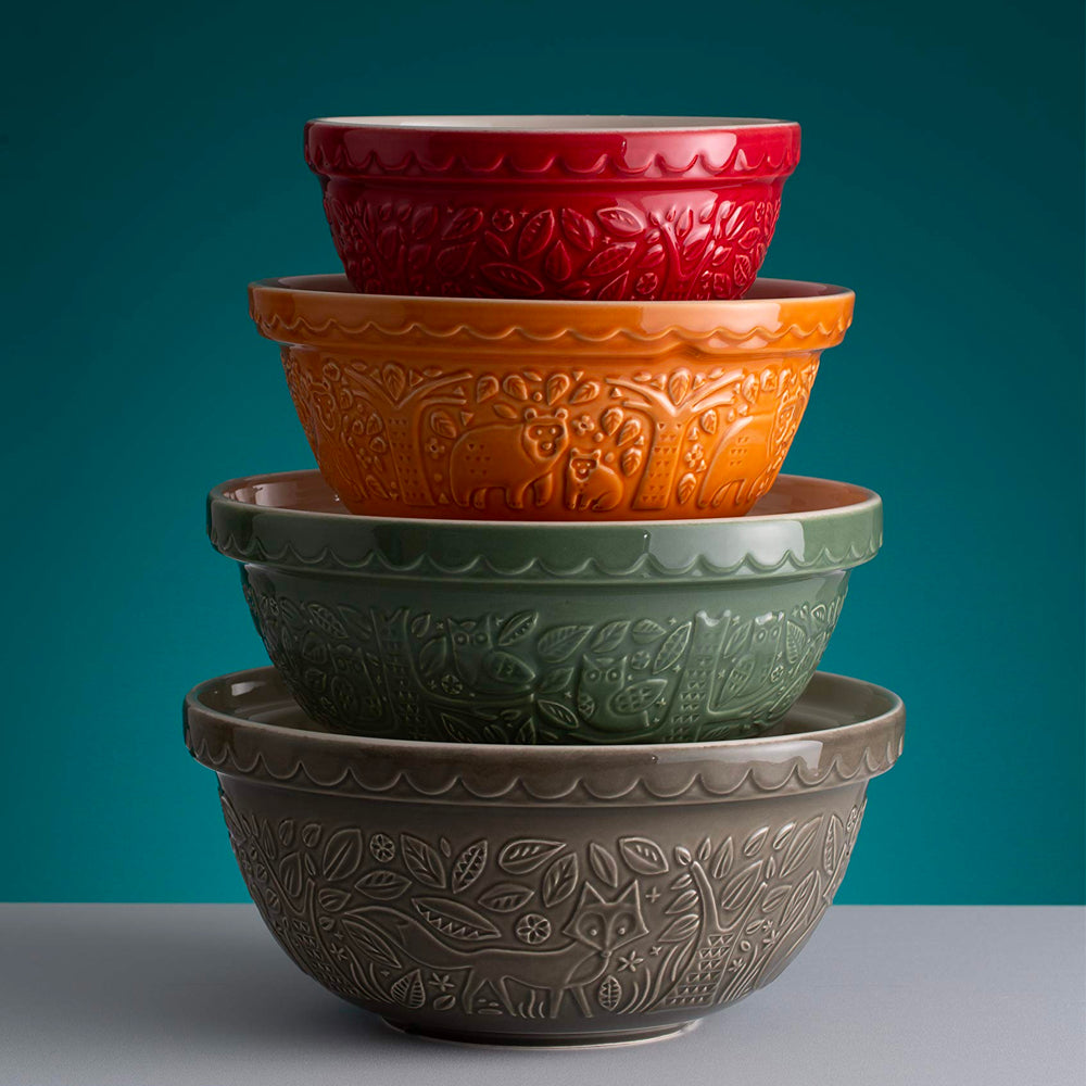 Bowl Rojo In The Forest