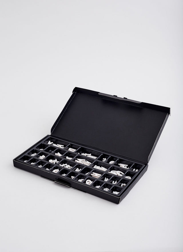 Set de Letras Pequeñas Negras