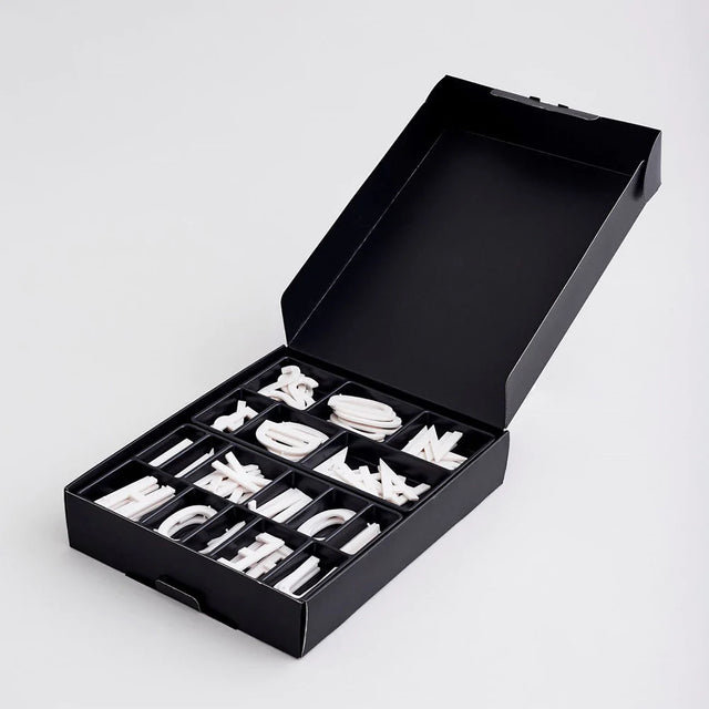 Set de Letras Grandes Blancas