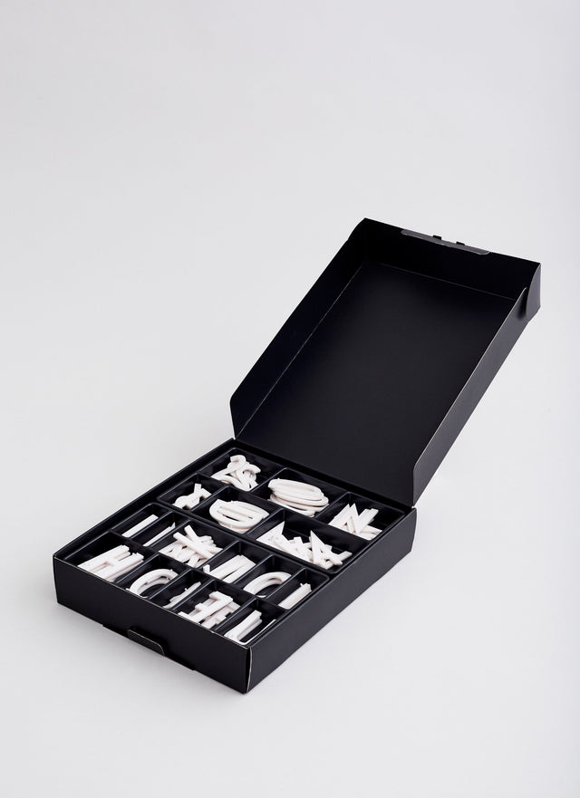 Set de Letras Grandes Negras