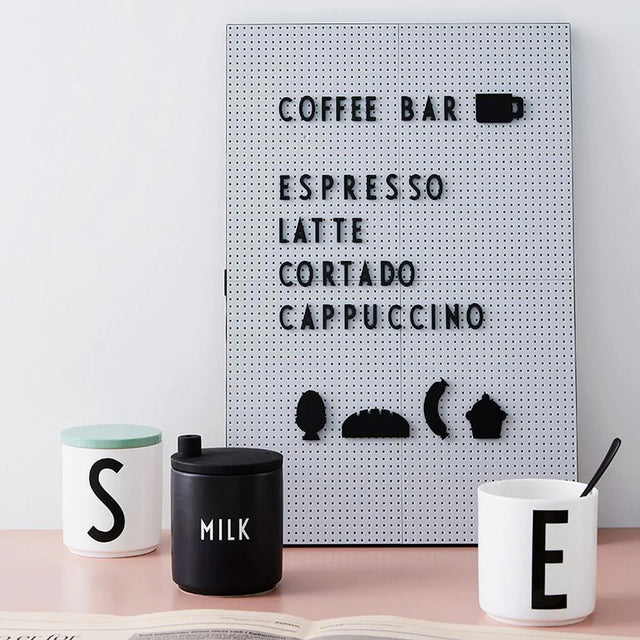 Set de Iconos Negros de Comida Para Tableros de Mensajes