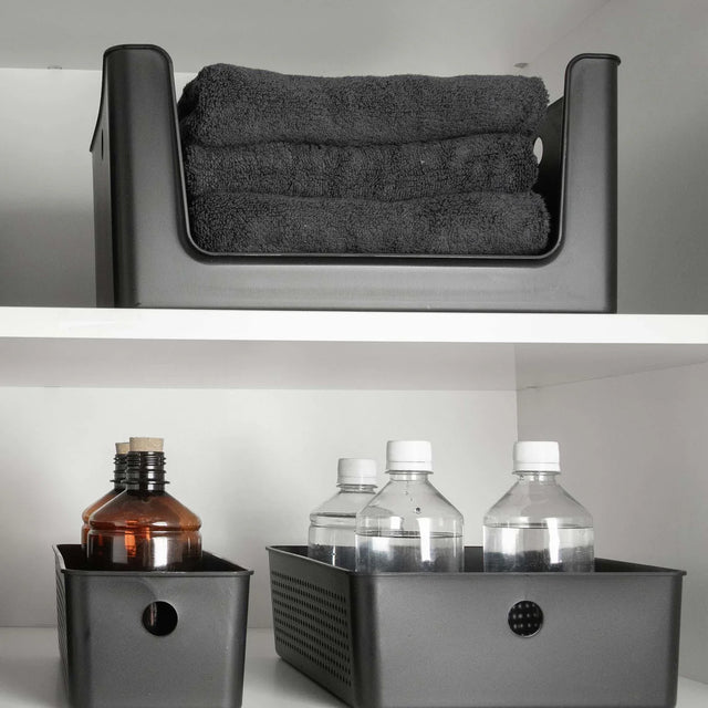 Canasto Organizador Flow Negro 8,2 Litros