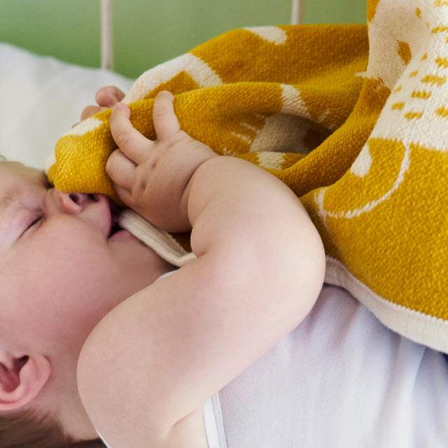 Manta Para Niños Buddies Chenille Amarillo