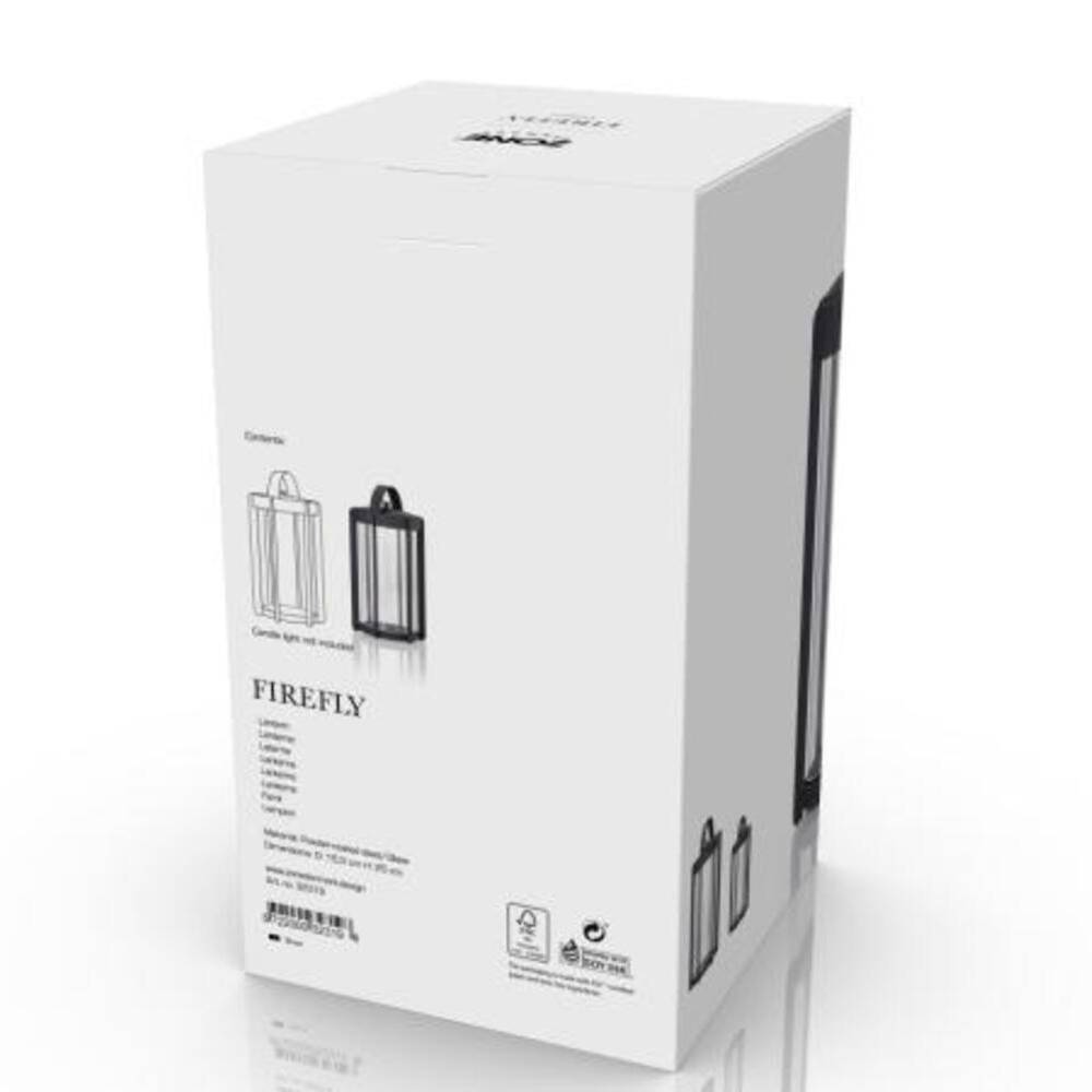 Farol Firefly Bajo Negro