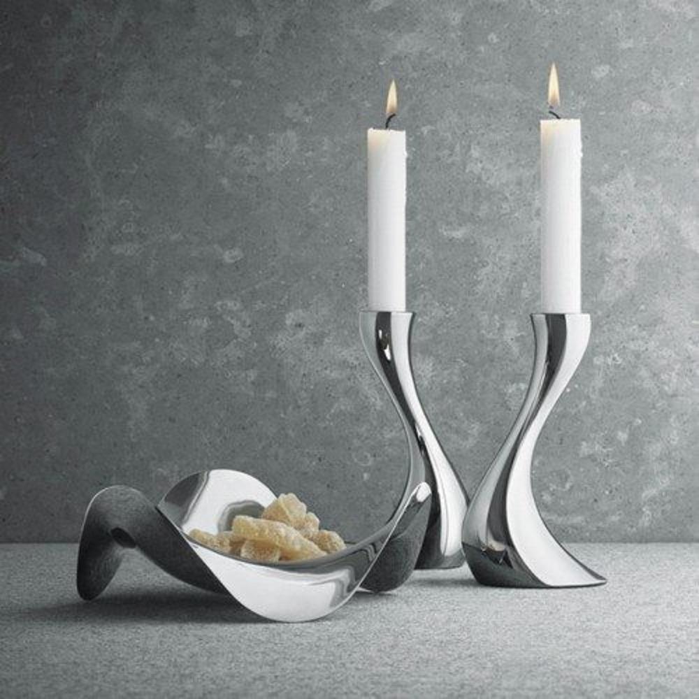 Set 2 Candelabros Medianos Cobra