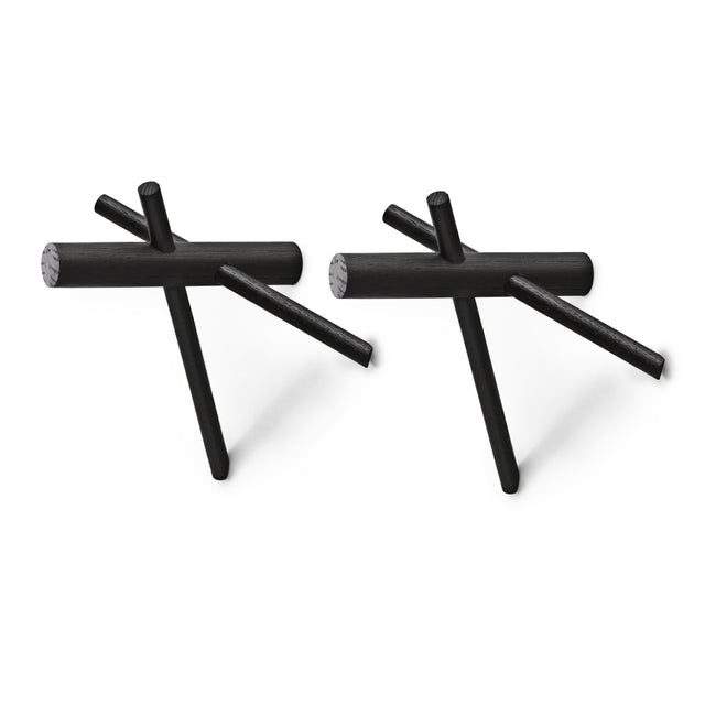 Set 2 Ganchos Sticks Negros