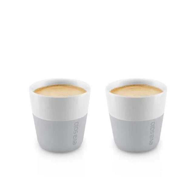 Set 2 Tazas Espresso Gris Mármol