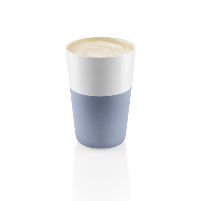 Set 2 Tazas Latte Azul Cielo