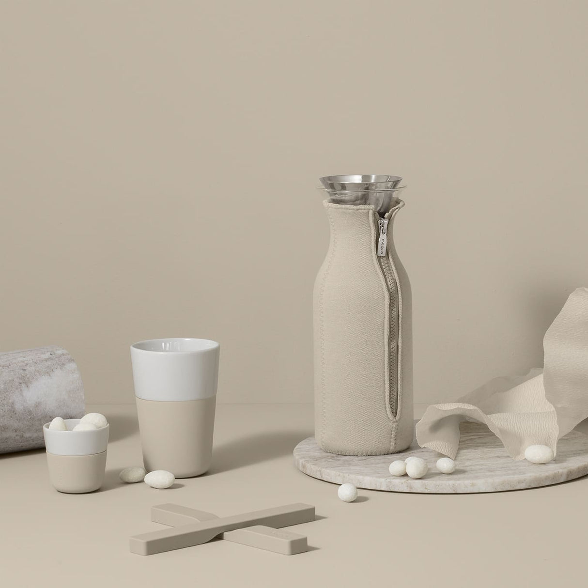 Set 2 Tazas Latte Beige Perla