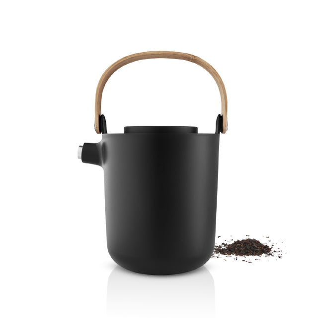 Termo Nórdico Para el Té de Cocina Negro
