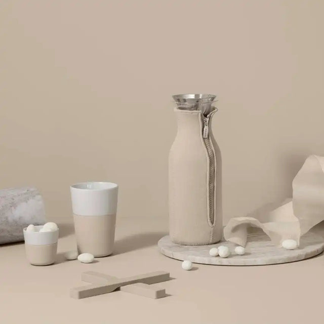 Jarra con Funda Beige Perla 1 Litro