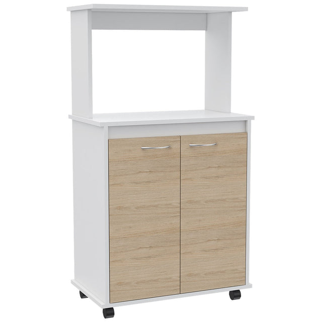 Mueble de Cocina Kitchen, Blanco y Rovere