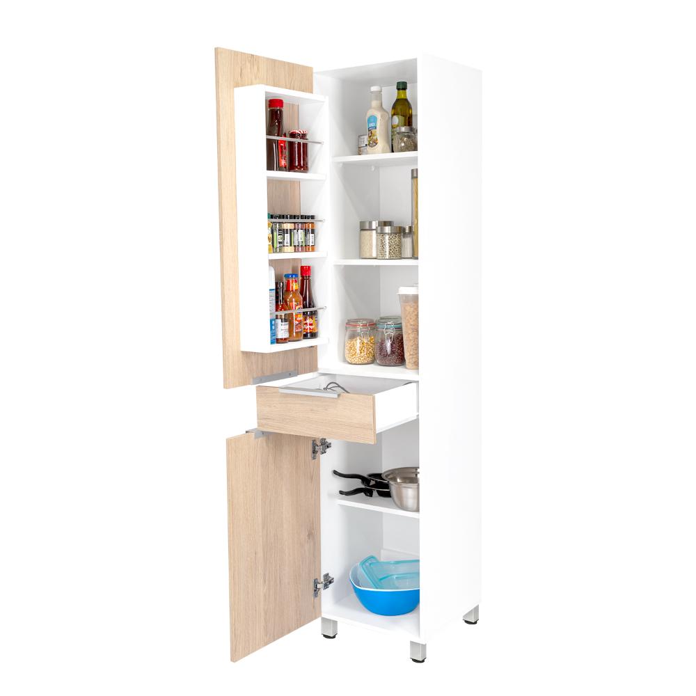 Alacena De Cocina Melia Blanco y Rovere