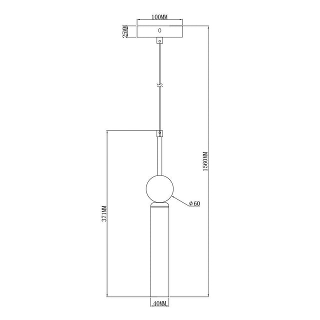 Lámpara Colgante de Vidrio Opal Salta