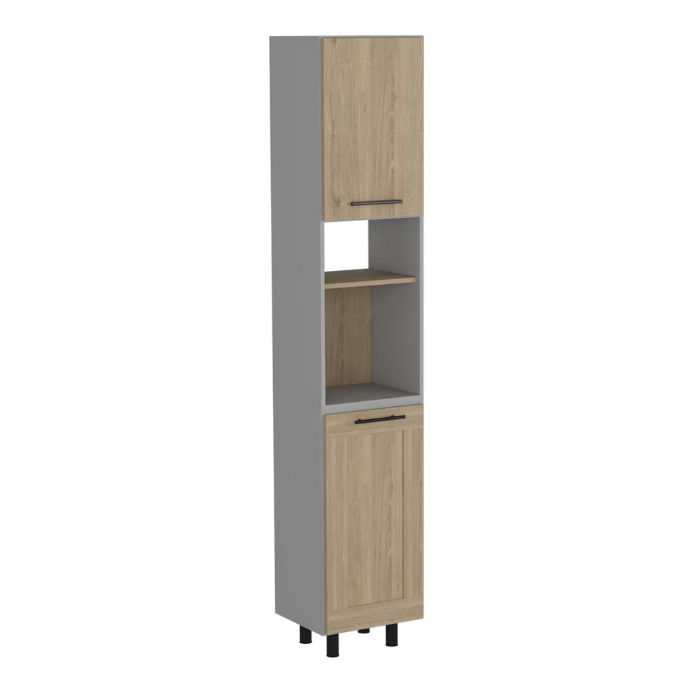 Alacena Kitchen Hasselt Gris y Rovere