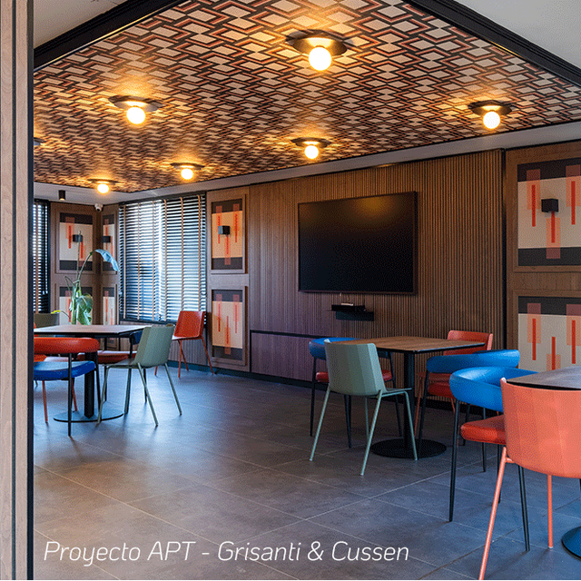 Apliqué Metálico Negro Mirage