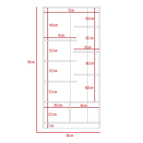 Biblioteca Classic Caramelo y Wengue