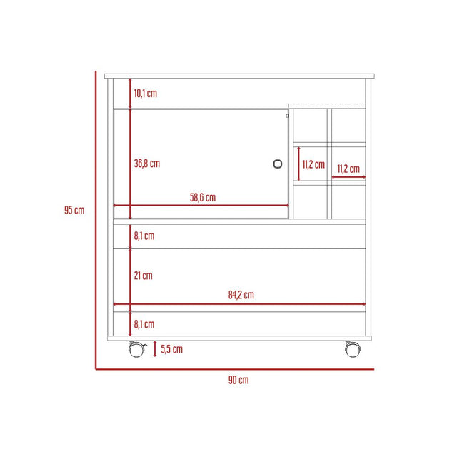 Bar BI Color Ceniza y Wengue