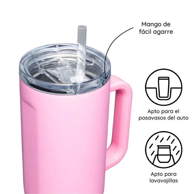 Vaso Térmico Cruiser 1.200ml Soaked Pink