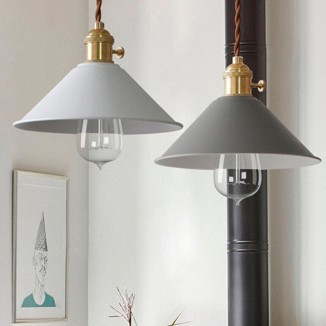 Lámpara Colgante Metálica Blanca Colors II