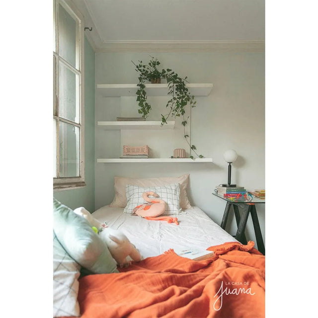 Lámpara de Mesa en Metal negro y Vidrio Ópal Loft