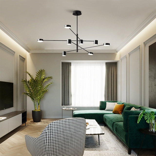 Lámpara Colgante de Metal Negro Superline