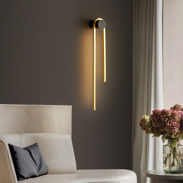 Apliqué de Aluminio Color Dorado Aribau "U"