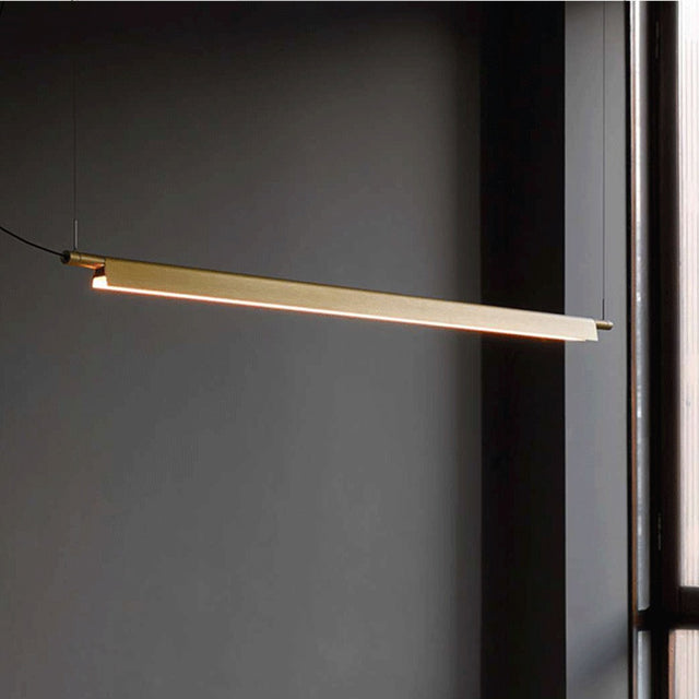 Lámpara Colgante de Aluminio Dorada Oslo