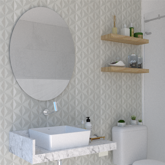 Espejo Ferrara Sencillo Forma Ovalada