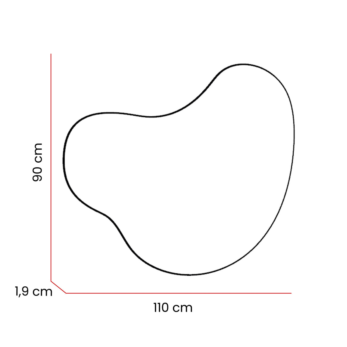 Espejo Otto Con Forma Irregular