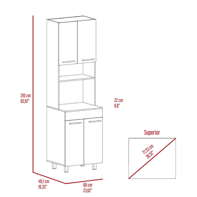 Mueble De Cocina Para Microondas Luna