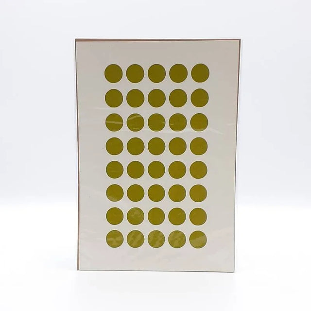 Set Stickers Circulos Verde Musgo