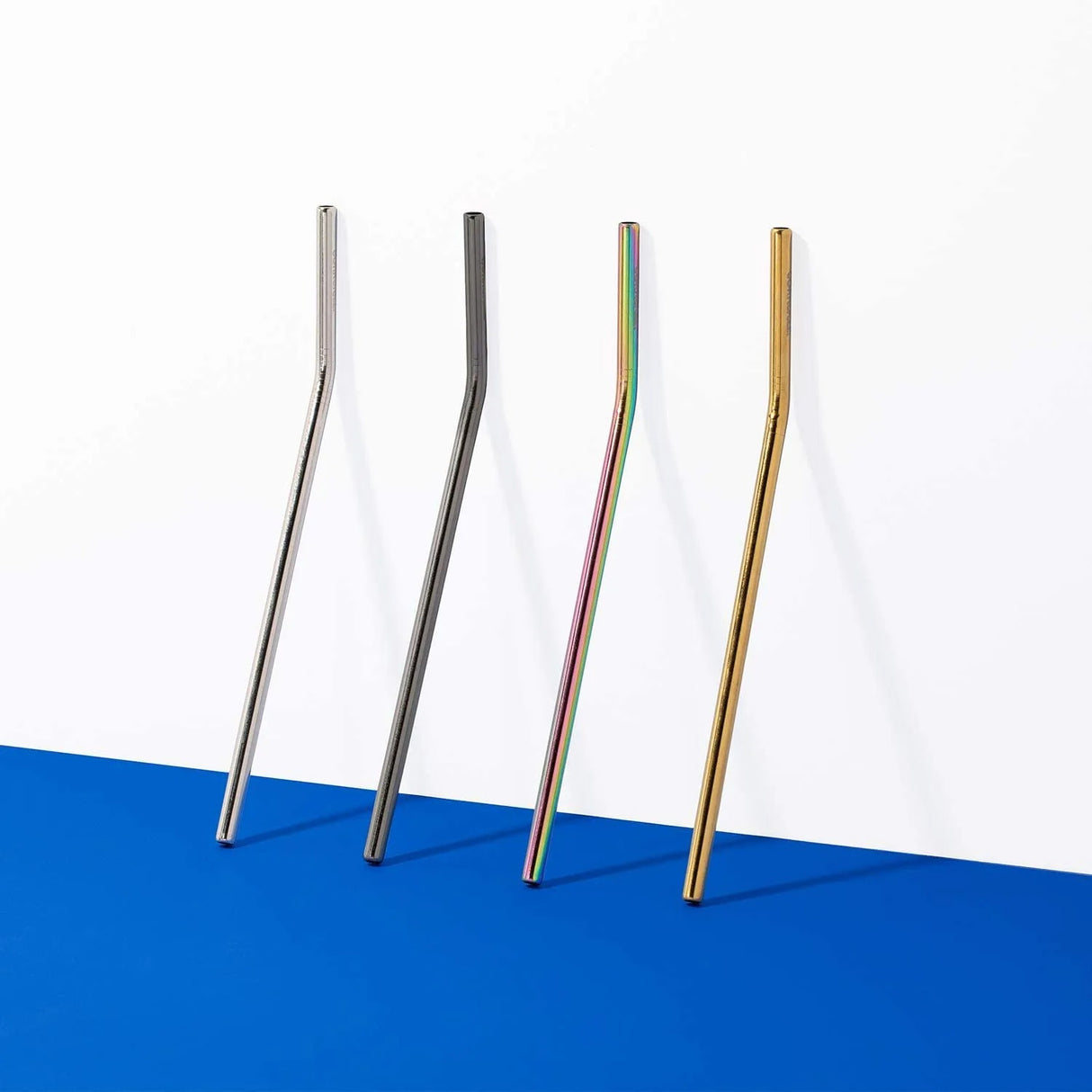 Set de Dos Bombillas Straws Gold