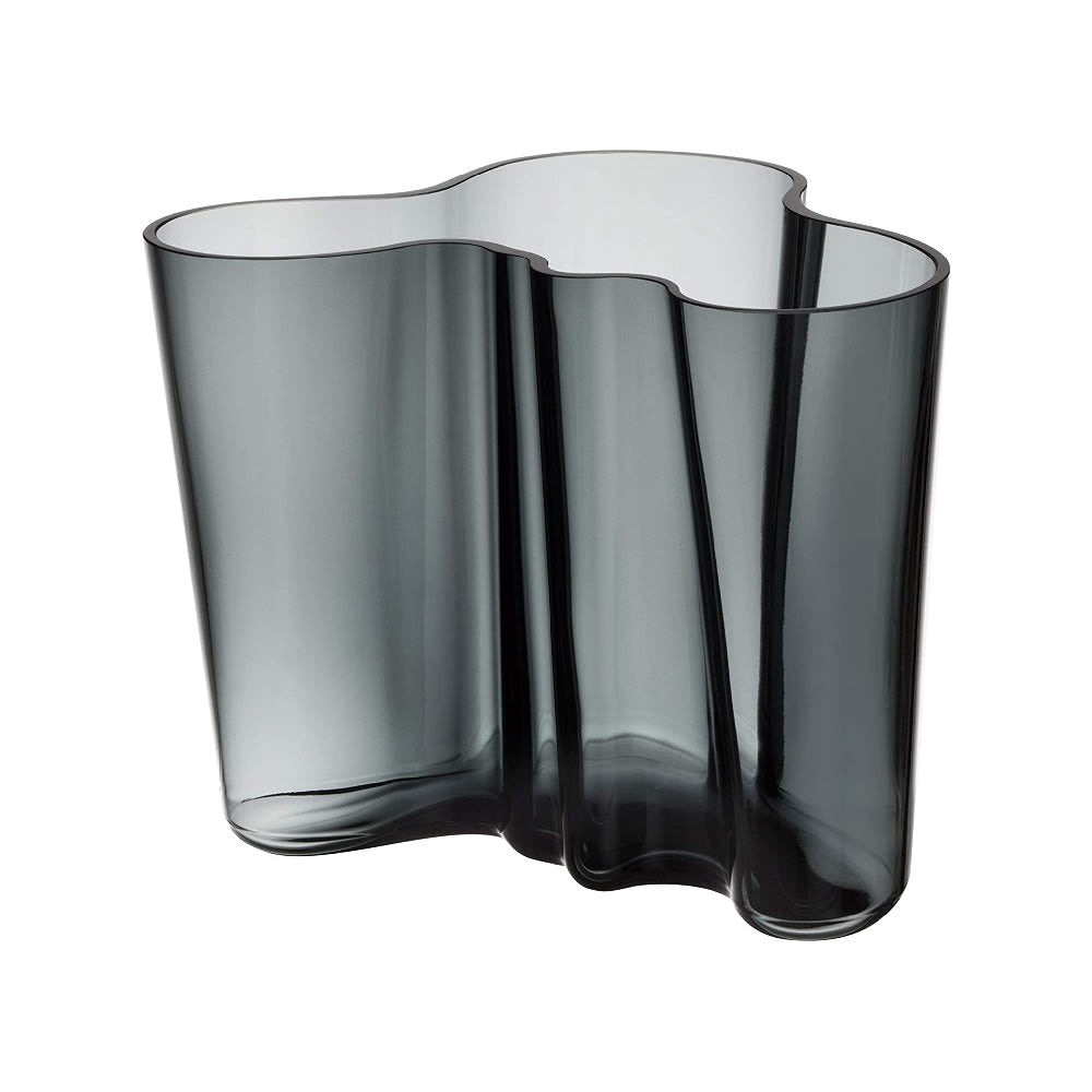 Florero Gris Oscuro Alvar Aalto 160 mm