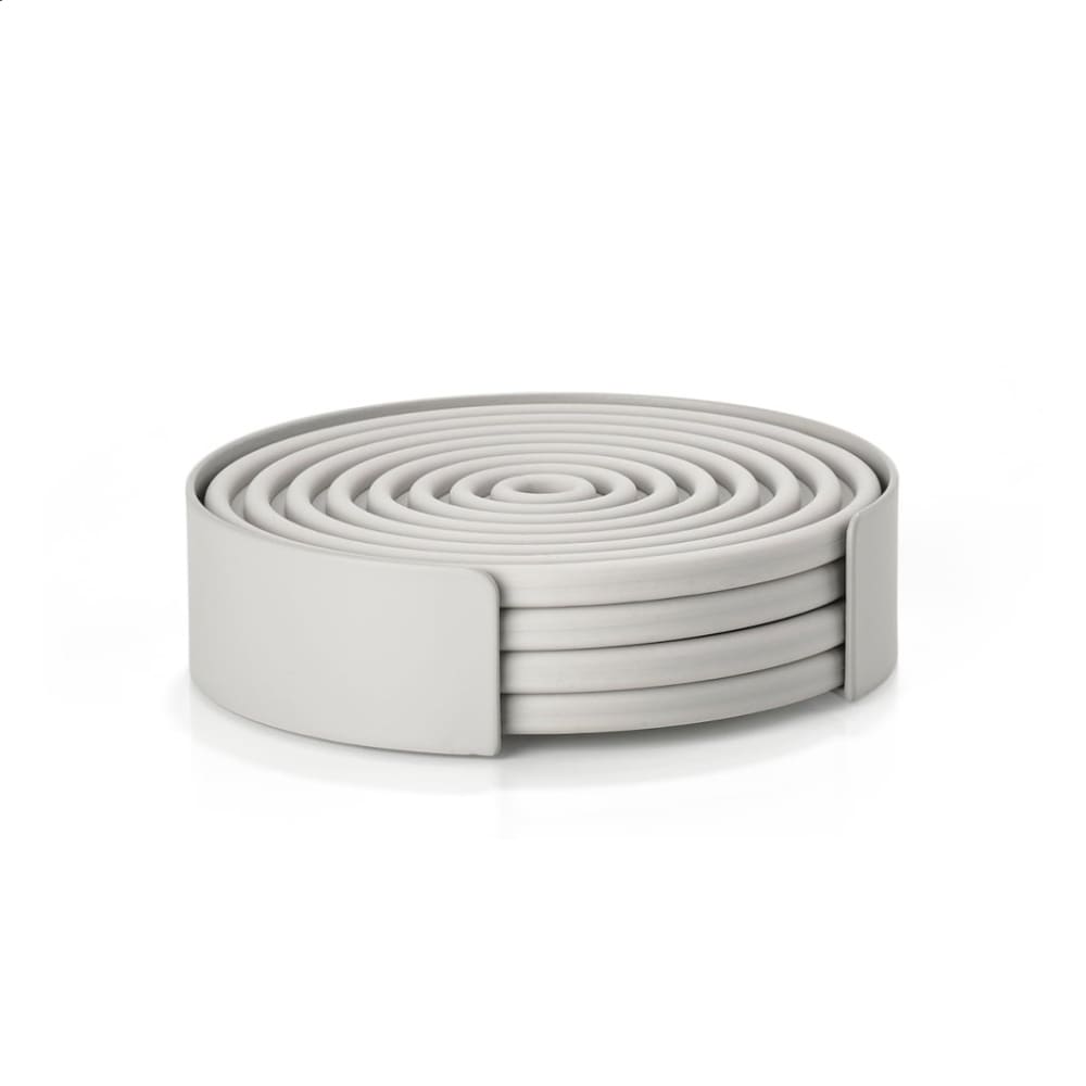 Set de 4 Posavasos Rocks Gris Cálido