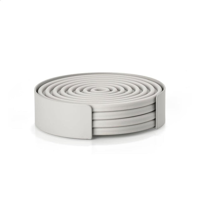 Set de 4 Posavasos Rocks Gris Cálido