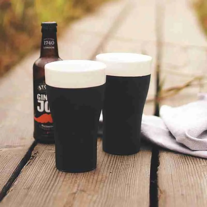 Set de 2 Vasos de Cerámica Refrigerante