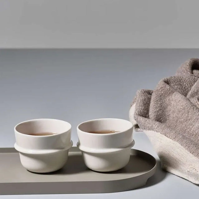 Bandeja Singles Ovalada Gris 16 cm