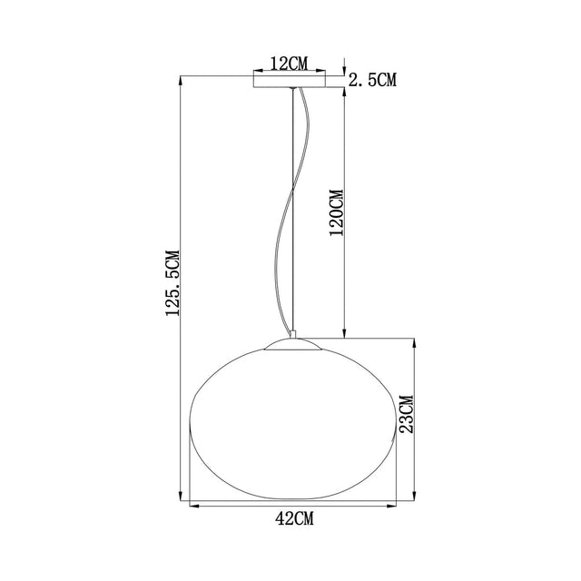 Lámpara Colgante de Vidrio Blow Up