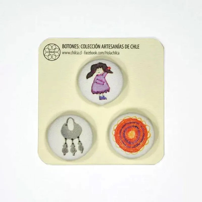 Set botones Artesania III