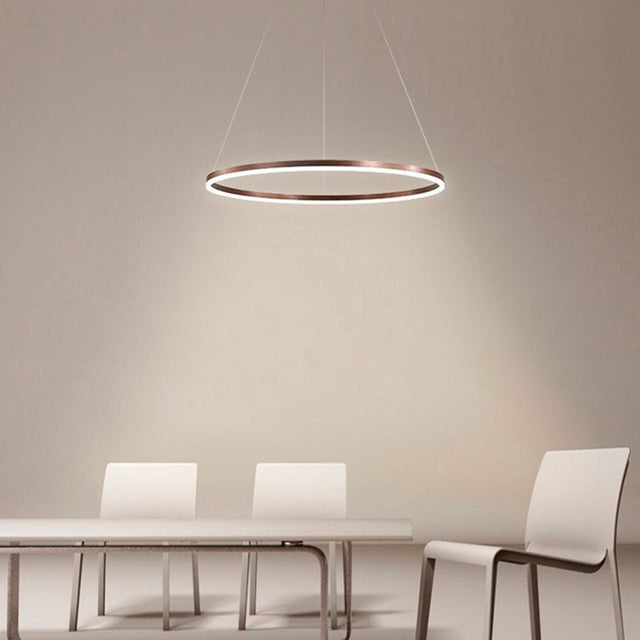 Lámpara Colgante Metálica Café Colombus