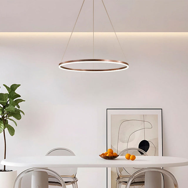 Lámpara Colgante Metálica Café Colombus